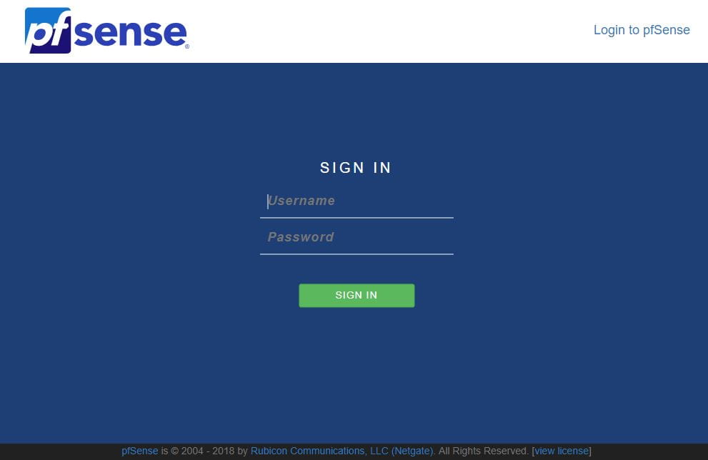 pfSense captive portal logout page